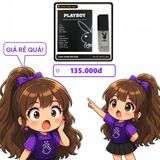 (Che Tên) Xịt kéo dài thời gian thỏ đen Playboy 5ml chính hãng Anh hiệu quả tốt Chuẩn Auth