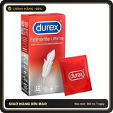 (Che Tên) Bao cao su Durex Fetherlite Ultima siêu mỏng trơn ôm sát Bảo Mật Tuyệt Đối
