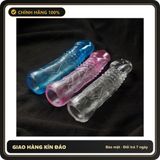 (Che Tên) Bao cao su đôn dên 5 phân Silicon tăng kích thước khủng cho nam giới [che tên] Hỗ Trợ 24/7
