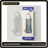 (Che Tên) Bao cao su đôn vảy cá silicone trong suốt mềm mại dùng nhiều lần [đổi tên khi giao] - Hàng Mới Về