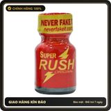 (Che Tên) Chai hít tăng khoái cảm Popper Super Rush Original Red 10ml cho cả Bot và Top Cao Cấp Bảo Đảm