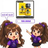 (Che Tên) Chai Hít Tăng Kích Thích Popper Bumble Bee Chai 10ml 291809 Bảo Mật Tuyệt Đối