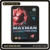 (Che Tên) Hộp 10 Viên Maxman Mỹ Hỗ Trợ Sinh Lý Nam Nhanh Chóng Hiệu Quả (1 vỉ) Hộp Trắng Kín