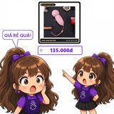 (Che Tên) Trứng Rung Tình Yêu Silicon ABS Giả Móc Khóa Siêu Kích Thích Điểm G - Hàng Mới Về