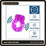 (Che Tên) Vòng rung tình yêu tặng 1 BCS siêu gai lớn, nhẫn dương vật silicon Hộp Trắng Kín