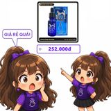 (Che Tên) Nước Kích Nữ Loại Mạnh Blue Wizard Chai Tây Ban Nha 301788 Cao Cấp Bảo Đảm