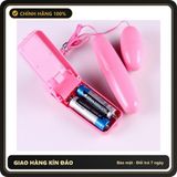 (Che Tên) Máy rung 2 đầu nhựa giá rẻ dễ sử dụng dành cho nữ giới giảm stress hiệu quả, trứng rung tình yêu giá tốt Chuẩn Auth