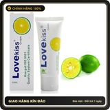 (Che Tên) Gel Gốc Nước Hương Chanh Love Kiss 100ml Chính Hãng, Gel Trái Cây Hộp Trắng Kín