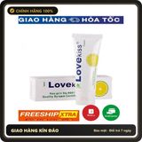 (Che Tên) Gel Gốc Nước Hương Chanh Love Kiss 100ml Chính Hãng, Gel Trái Cây Hộp Trắng Kín