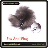 (Che Tên) Đuôi Cáo Hóa Trang Fox Anal Plug, Cosplay Cửu Vĩ Hồ Đát Kỷ Siêu Kích Thích Hỗ Trợ 24/7