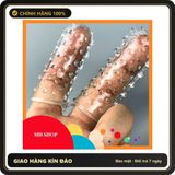 (Che Tên) Bao Cao Su Ngón Tay Có Gai Aichao Hộp 2 Cái Cao Cấp Kích Thích Dùng Lại Nhiều Lần Chuẩn Auth