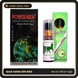 (Che Tên) [COMBO KÉO DÀI] Bao cao su Powermen 12c nhám li ti + xịt thái 5ml Cao Cấp Bảo Đảm