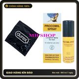 (Che Tên) Combo kéo dài ổn định lâu dài bcs durex 1 chiếc tặng lọ xịt đức 45ml procomil Giao Nhanh Toàn Quốc