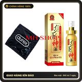 (Che Tên) Combo kéo dài cao cấp 1 cái bcs durex tặng 1 Xịt nhật naskic ổn định hiệu quả Hộp Trắng Kín