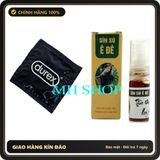 (Che Tên) Combo kéo dài mini tiện lợi 1 chiếc bao cao su durex tặng lọ sìn xịt 3ml Hộp Trắng Kín