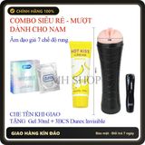 (Che Tên) Combo cao cấp Chăm sóc nam giới 3 món Âm 7 kiểu Gel Bao toàn diện che tên Hỗ Trợ 24/7