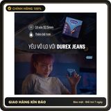 (Che Tên) Bao cao su Durex Jean nhiều gel siêu mượt yêu vô lo Giao Nhanh Toàn Quốc