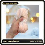 (Che Tên) Đồ Chơi Nén Bóp Xả Stress Silicone Hồng Mềm Mại Cho Bé Trai - Kích Thước 16x6cm, Kèm 5 Gói Geo, Không Mùi, Thoải Mái Sử Dụng Chuẩn Auth