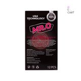 Bao cao su Mr.O 6in1 gân gai Hộp 12c chính hãng - siêu mỏng, có gai nổi, hỗ trợ kéo dài - giao hàng che tên kín đáo