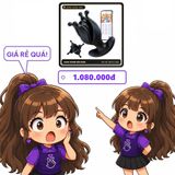 Butt Plug Xoay 360 Độ Kết Nối App chính hãng - 10 chế độ rung, sạc từ tính, chất liệu an toàn cho da - giao hàng che tên kín đáo