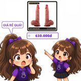 (Che Tên) Dương Vật Giả Gân Mạch Tự Nhiên: Từng Đường Gân Như Được Tạc Dưới Lớp Da Giao Nhanh Toàn Quốc