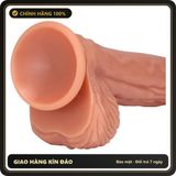 (Che Tên) Dương Vật Giả Gân Sọc 2 Lớp Silicon: Lõi Chắc Vỏ Mềm, Theo Bạn Vào Phòng Tắm Hộp Trắng Kín