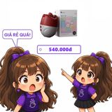 Lưỡi Rung Liếm MizzZee Desire Lips chính hãng - chất liệu an toàn cho da, dễ vệ sinh, êm ái khi dùng - giao hàng che tên kín đáo