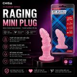 Dương Vật Dính Tường Hi-Rubber Raging Mini chính hãng - sạc USB, silicone mềm mại, chất liệu an toàn cho da - giao hàng che tên kín đáo