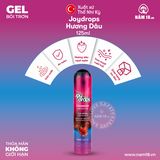 Gel Bôi Trơn Joydrops Hương Dâu chính hãng - dịu nhẹ an toàn cho da, dễ rửa sạch, dùng được cho mọi loại da - giao hàng che tên kín đáo