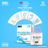 Gel Bôi Trơn CARE Wild Wild Wet chính hãng - gốc nước không dính rít, có dưỡng ẩm, dịu nhẹ an toàn cho da - giao hàng che tên kín đáo