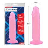 Dương Vật Giả Dính Tường Hi-Rubber Expansion Màu Hồng chính hãng - sạc USB, đế hít tường, silicone mềm mại - giao hàng che tên kín đáo