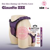 Đai Đeo Dương Vật Pretty Love Claudio III chính hãng - sạc USB, silicone mềm mại, chất liệu an toàn cho da - giao hàng che tên kín đáo