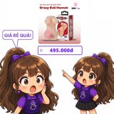 Âm Đạo Giả Nguyên Khối Crazy Bull Hannah chính hãng - chất liệu an toàn cho da, dễ vệ sinh, êm ái khi dùng - giao hàng che tên kín đáo