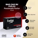 Bao Cao Su Nóng Ấm Feelex Passionate Factor chính hãng - siêu mỏng 0.03mm, siêu mỏng, có hương thơm - giao hàng che tên kín đáo