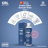 Gel Bôi Trơn Tinh Trùng Feelex Ultra Smooth Plain chính hãng - có dưỡng ẩm, dịu nhẹ an toàn cho da, dễ rửa sạch - giao hàng che tên kín đáo