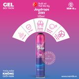 Gel Bôi Trơn Joydrops Massage 2in1 chính hãng - gốc nước không dính rít, dịu nhẹ an toàn cho da, dễ rửa sạch - giao hàng che tên kín đáo