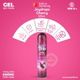 Gel Bôi Trơn Joydrops Hương Cherry chính hãng - dịu nhẹ an toàn cho da, dễ rửa sạch, dùng được cho mọi loại da - giao hàng che tên kín đáo