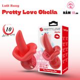 Lưỡi Rung Liếm Pretty Love Obelia chính hãng - chất liệu an toàn cho da, dễ vệ sinh, êm ái khi dùng - giao hàng che tên kín đáo