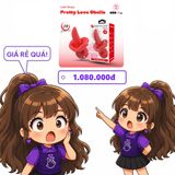 Lưỡi Rung Liếm Pretty Love Obelia chính hãng - chất liệu an toàn cho da, dễ vệ sinh, êm ái khi dùng - giao hàng che tên kín đáo