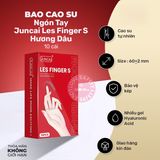 Bao Cao Su Ngón Tay Juncai Les Finger S Hương Dâu chính hãng - siêu mỏng 0.05mm, siêu mỏng, có hương thơm - giao hàng che tên kín đáo