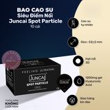Bao Cao Su Siêu Điểm Nổi Juncai Spot Particle chính hãng - siêu mỏng 0.01mm, siêu mỏng, có gai nổi - giao hàng che tên kín đáo