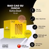 Bao Cao Su Siêu Điểm Nổi Juncai Extra Dots chính hãng - siêu mỏng, có gai nổi, hỗ trợ kéo dài - giao hàng che tên kín đáo