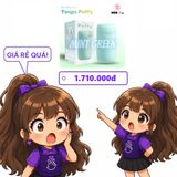 Âm Đạo Giả Cốc Tenga Puffy Mint Green chính hãng - sạc USB, silicone mềm mại, chất liệu an toàn cho da - giao hàng che tên kín đáo