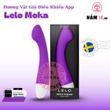 Dương Vật Giả Lelo Moka Điều Khiển App chính hãng - sạc USB, silicone mềm mại, chất liệu an toàn cho da - giao hàng che tên kín đáo