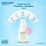 Dung Dịch Vệ Sinh Phụ Nữ Her Feel Prebiotic chính hãng - sạc USB, rung êm không tiếng động, chất liệu an toàn cho da - giao hàng che tên kín đáo