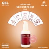 Gel Bôi Trơn Tăng Khoái Cảm Her Feel Stimulating chính hãng - dịu nhẹ an toàn cho da, dễ rửa sạch, dùng được cho mọi loại da - giao hàng che tên kín đáo