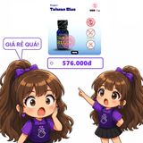 Popper Taiwan Blue chính hãng - hàng chuẩn nhập khẩu, nắp kín không bay hơi, dùng được nhiều lần - giao hàng che tên kín đáo