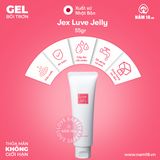 Gel Bôi Trơn Jex Luve Jelly Gói 5gr chính hãng - gốc nước không dính rít, dịu nhẹ an toàn cho da, dễ rửa sạch - giao hàng che tên kín đáo