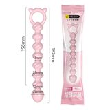 Chuỗi Hạt Kích Thích Hậu Môn Meleon Size 198mm Màu Hồng chính hãng - chất liệu an toàn cho da, dễ vệ sinh, êm ái khi dùng - giao hàng che tên kín đáo