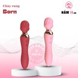 Chày Rung Born 10 Chế Độ Rung chính hãng - sạc USB, silicone mềm mại, chất liệu an toàn cho da - giao hàng che tên kín đáo